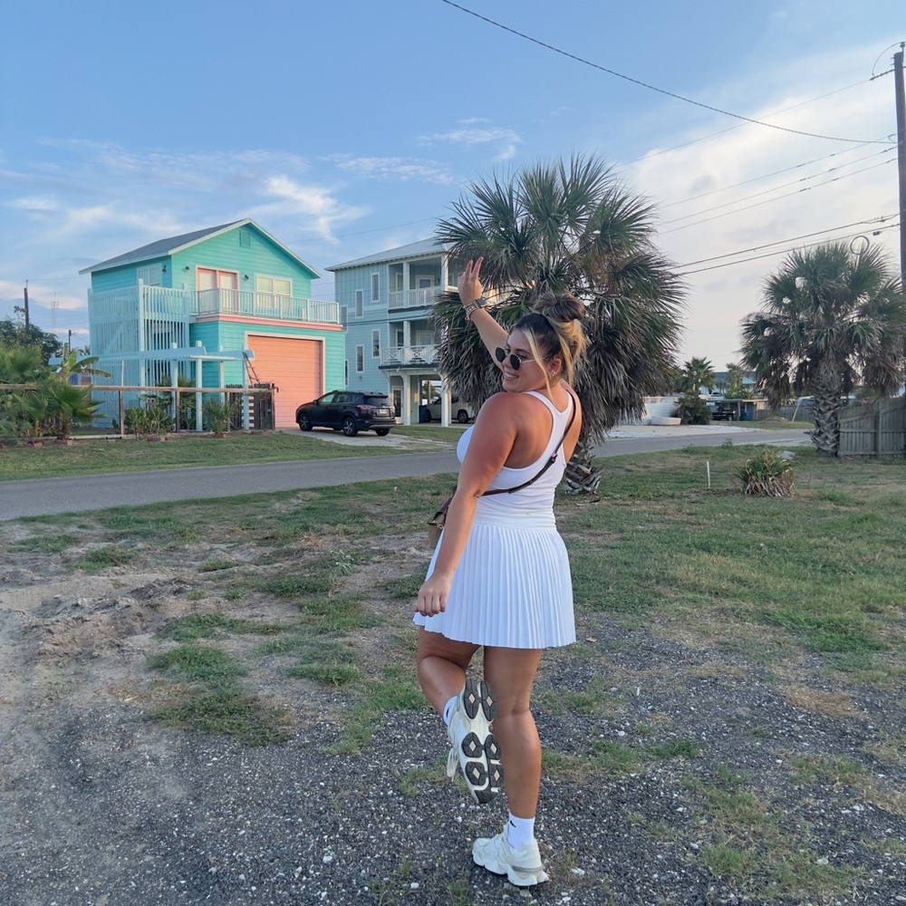 Gap White Pleated Mini Skort - image 6